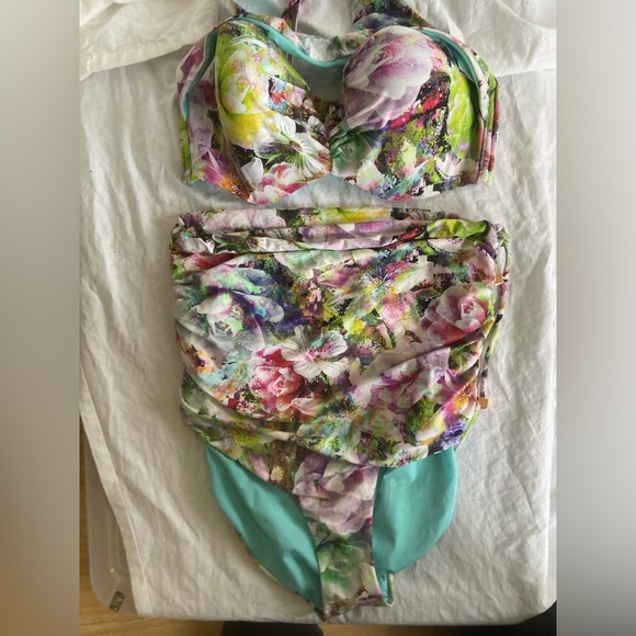 Robyn Lawley Cosmic Libra Underwire Bikini Size US 8 - Picture 6 of 13